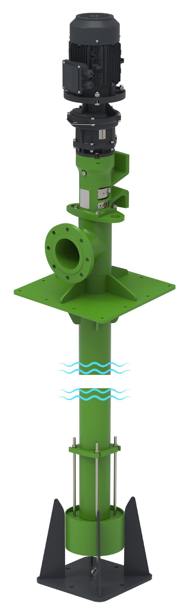Bombas verticales - bombas de tornillo excéntrico. Kronoa Engineered Solutions