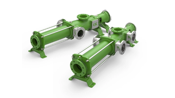 Kronoa suction pumps with inspection ports
