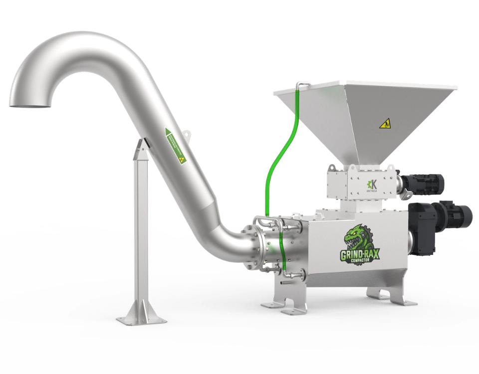 GRIND-RAX Compactor. Screening, washing and compacting of waste | Kronoa Engineered Solutions
