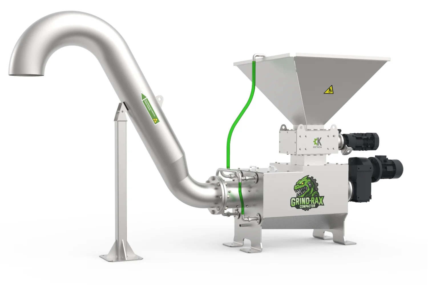 GRIND-RAX Compactor. Screening, washing and compacting of waste | Kronoa Engineered Solutions